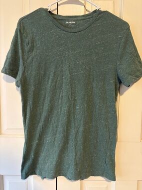Old Navy Men’s Heathered Green T-Shirt